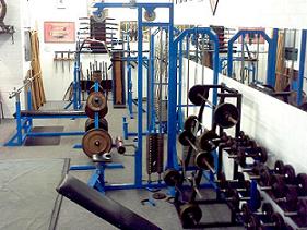 Dojo gym area